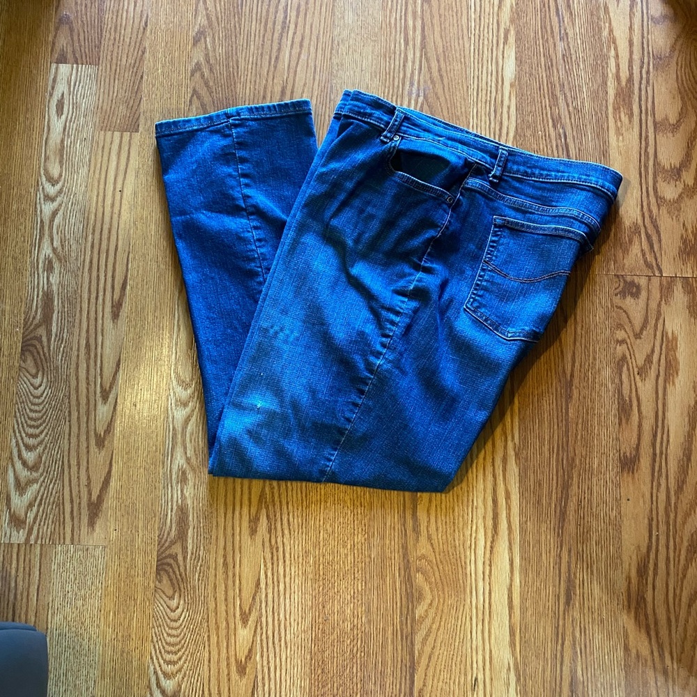 Womens Lee Relaxed Fit Straight Leg Jeans Size 18